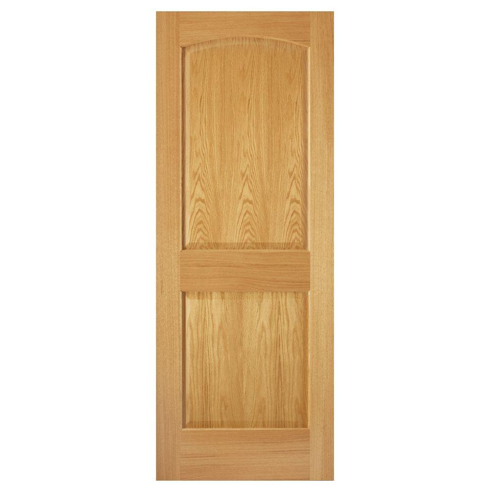 Steves Sons 30 In X 80 In 2 Panel Arch Solid Core Oak Interior Door Slab