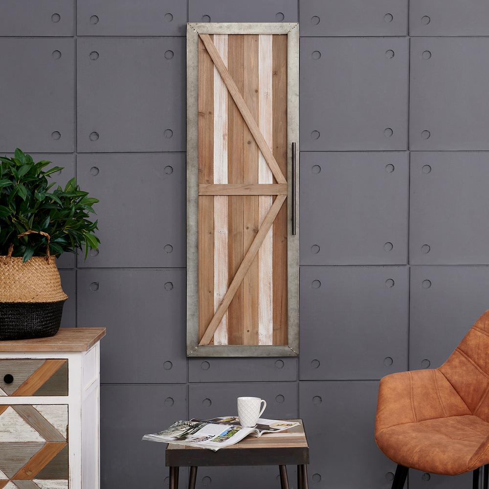 Firstime Co 46 In X 16 Wooden Granary Barn Door Wall Plaque Product