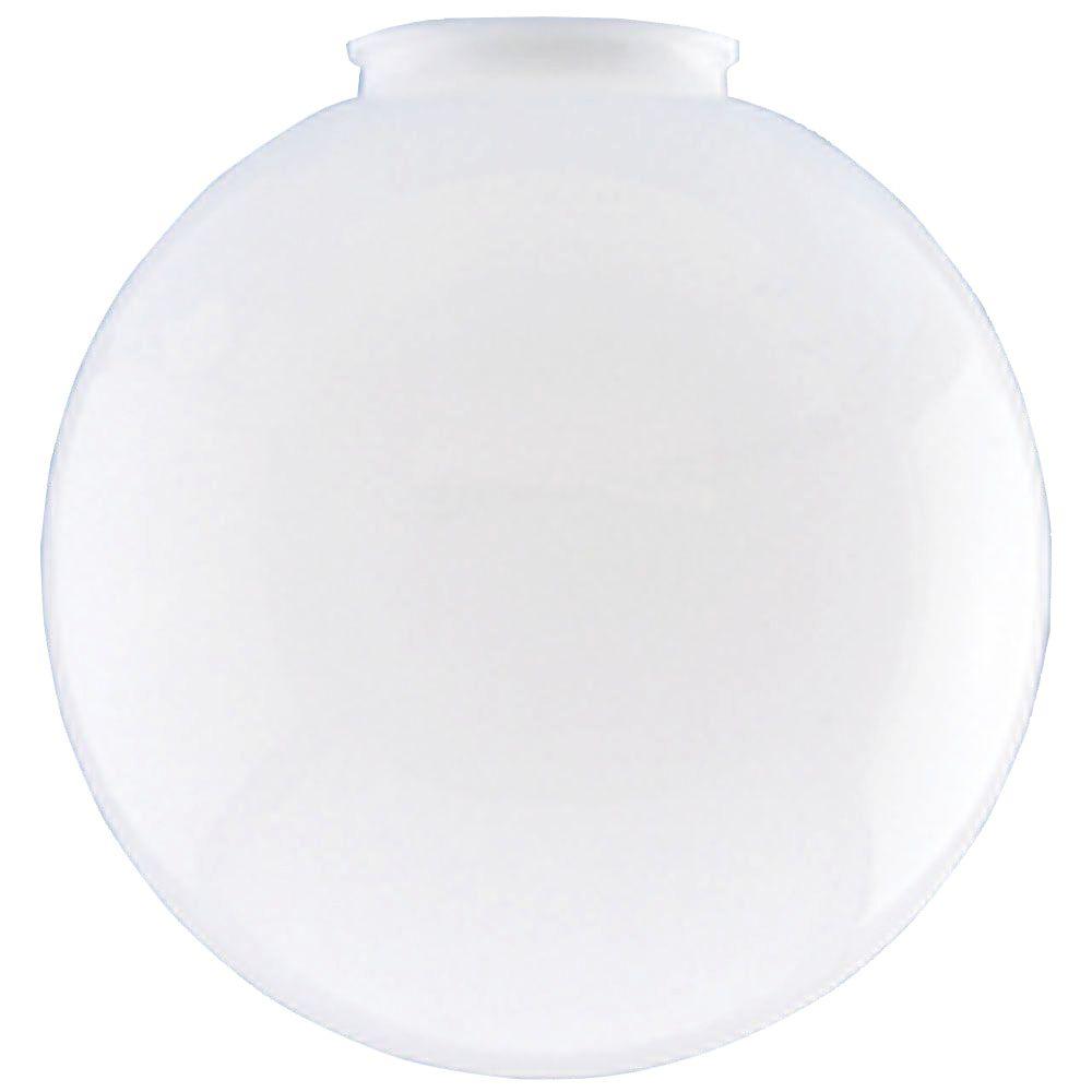 white acrylic globe lamp covers