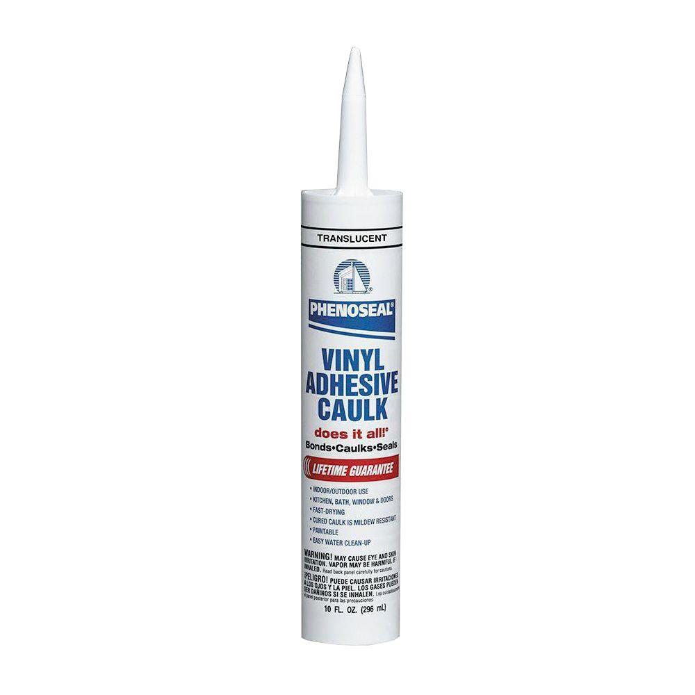 Phenoseal Does It All 10 oz. Translucent Vinyl Adhesive Caulk (12-Pack) by Phenoseal