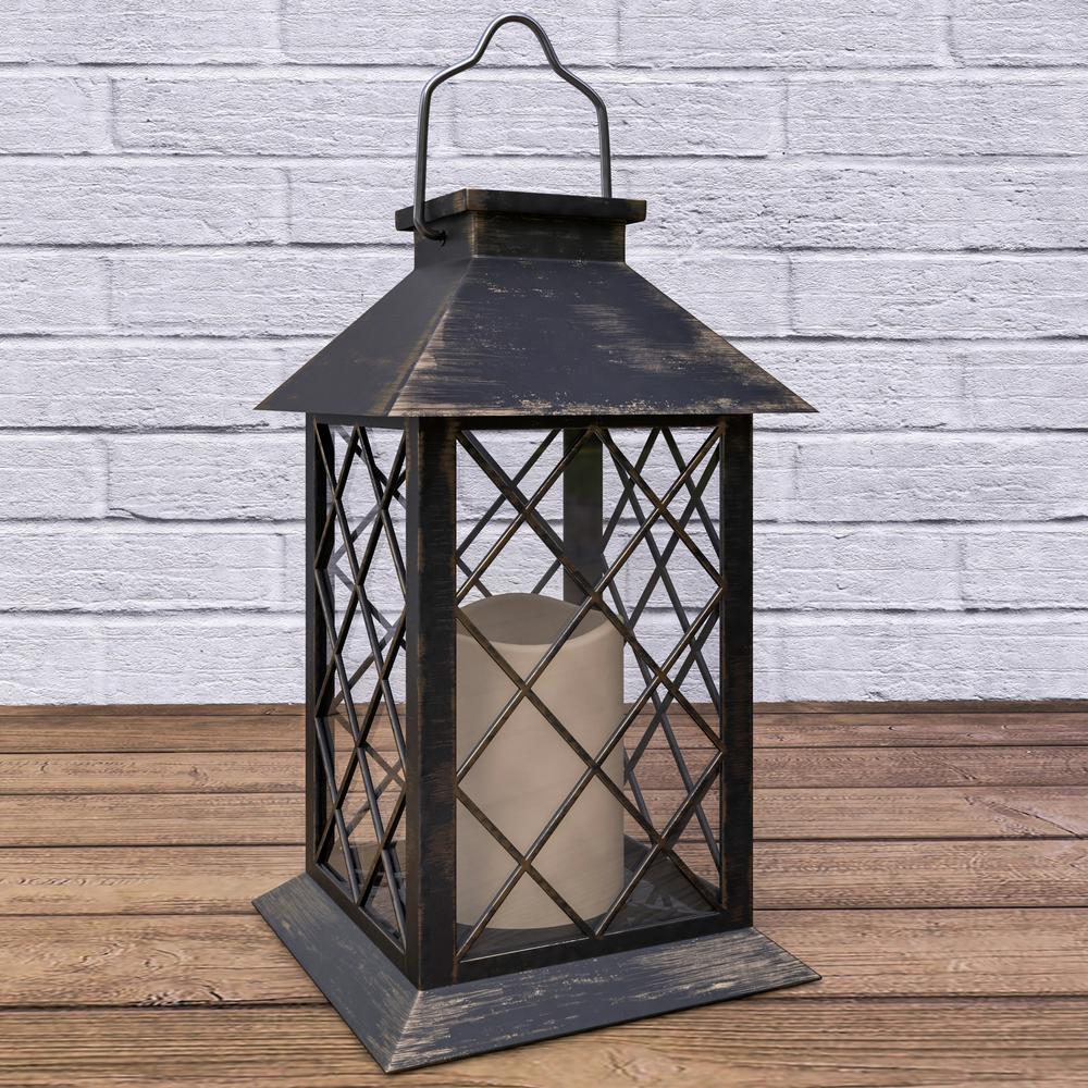 solar powered outdoor table lanterns