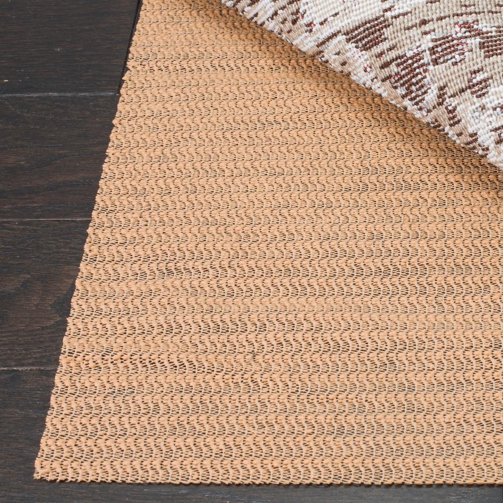 Safavieh Grid Beige 12 ft. x 18 ft. NonSlip Synthetic Rubber Rug Pad