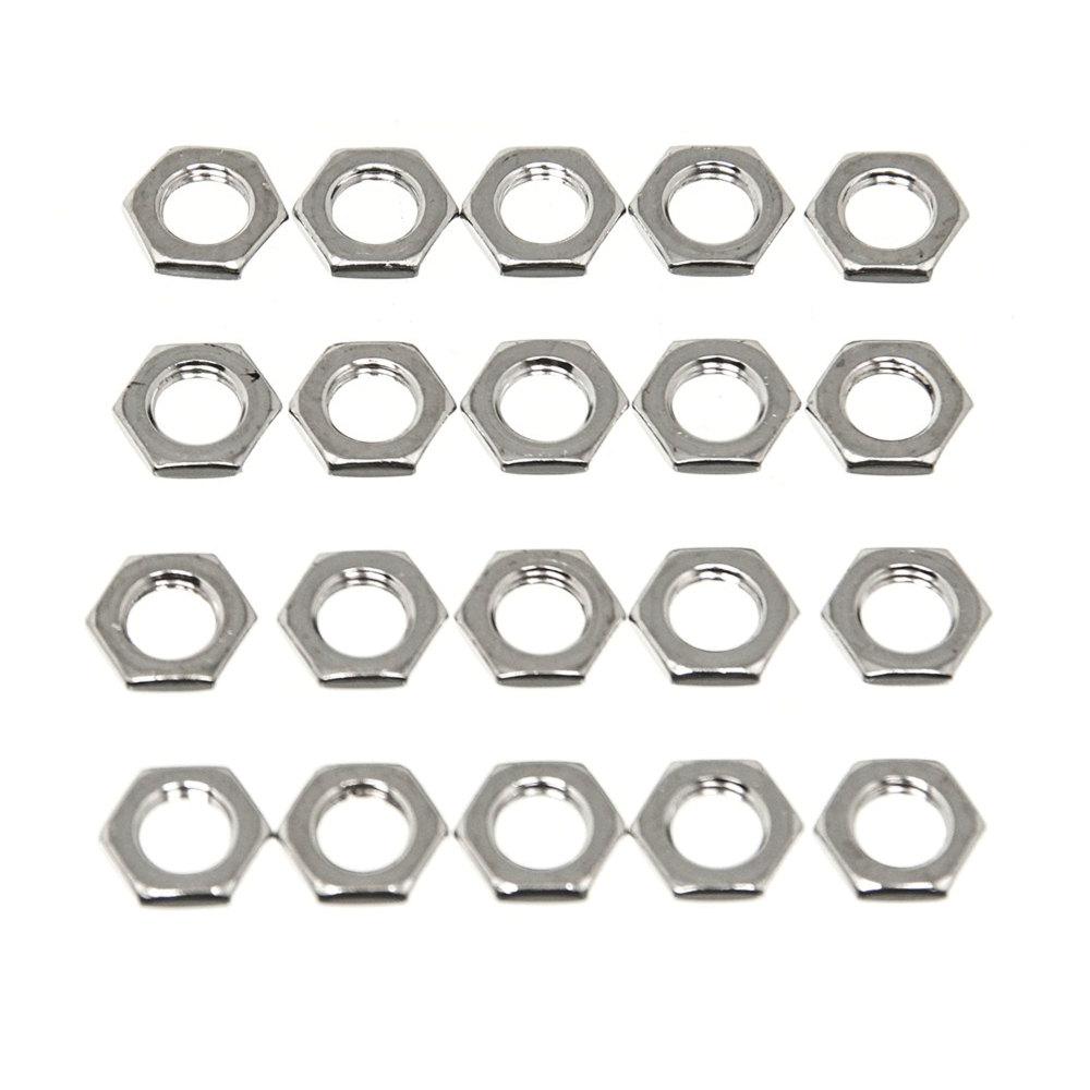 Wheel Masters 9022-20 Hardware 5//16-32 Nut Nickel Plated-20 Pack