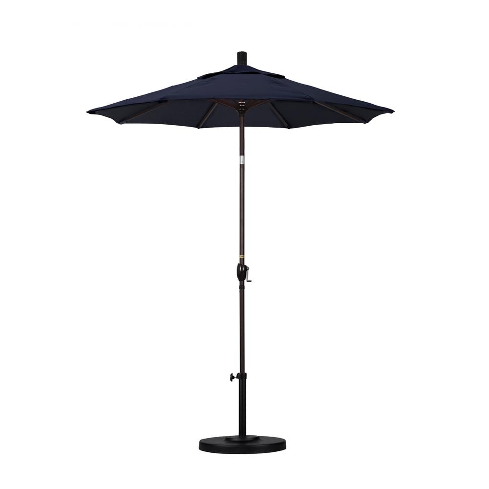 California Umbrella 6 Ft Bronze Aluminum Pole Market Umbrella 6 Ft Bronze Aluminum Pole