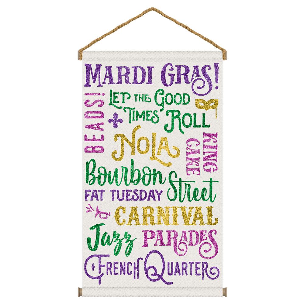 Amscan 60 In Mardi Gras Deluxe Jester Door Panel 2 Pack 241974