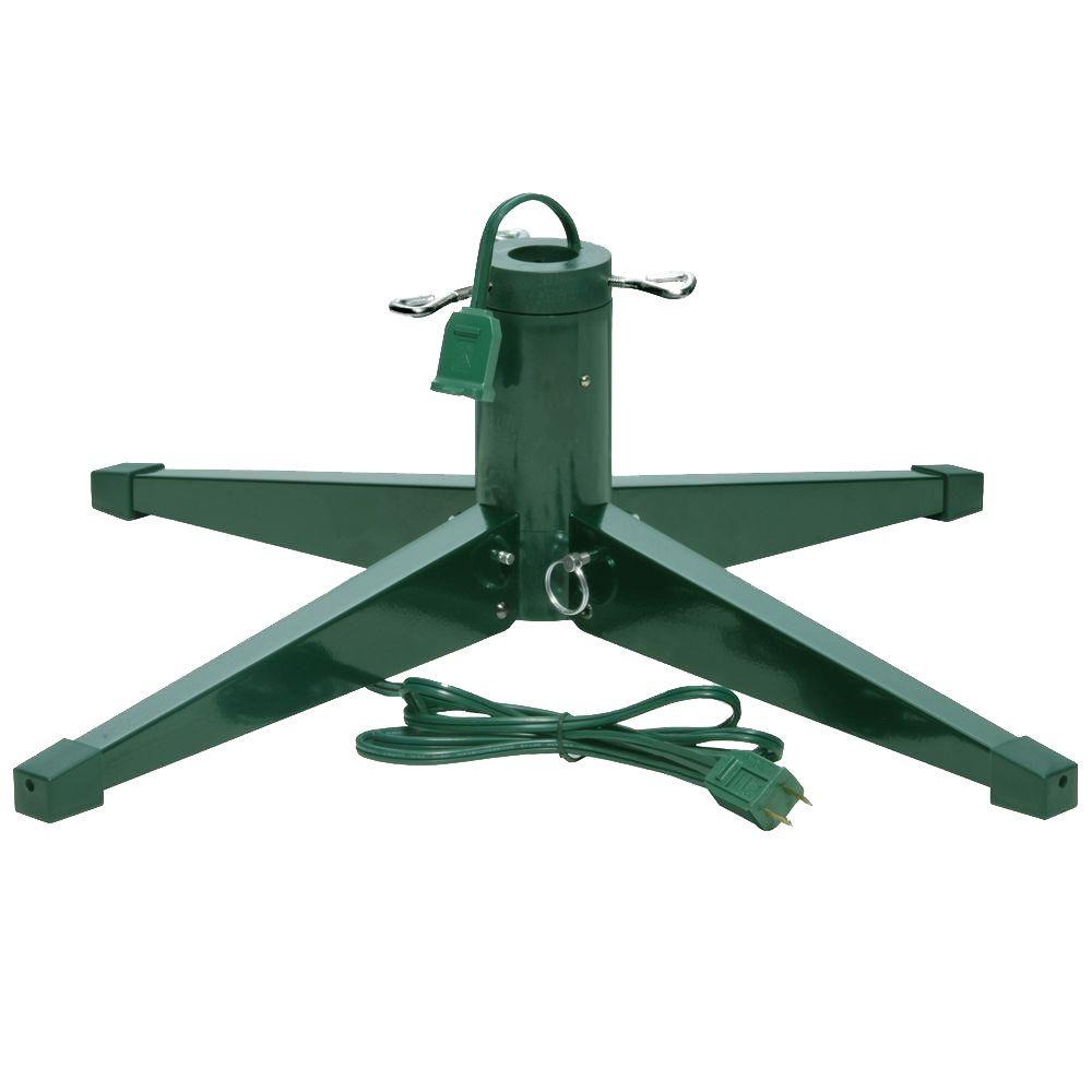 National Tree Company Metal Revolving Tree Stand for Artificial Trees-RS-2 - The Home Depot