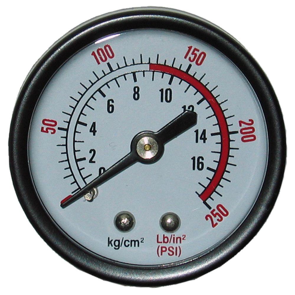 Powermate 250 Psi Pressure Gauge 032 0120RP The Home Depot