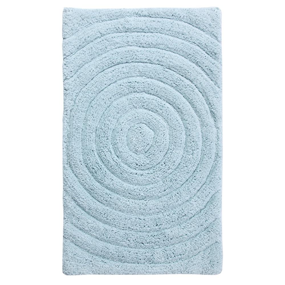 Castle Hill London 17 In X 24 In Light Blue Melbourne Bath Rug 17x24 Melb Lbl The Home Depot