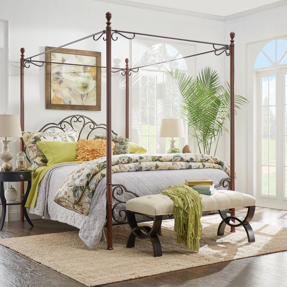 HomeSullivan Bronze Queen Canopy Bed404513Q1BEDCP The Home Depot