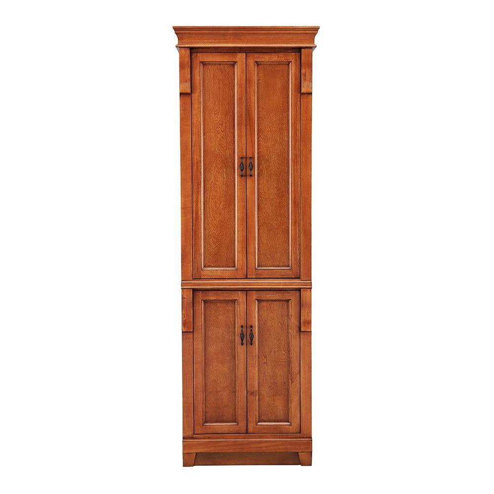 Reddish Brown Bathroom Cabinets Storage Bath The Home Depot