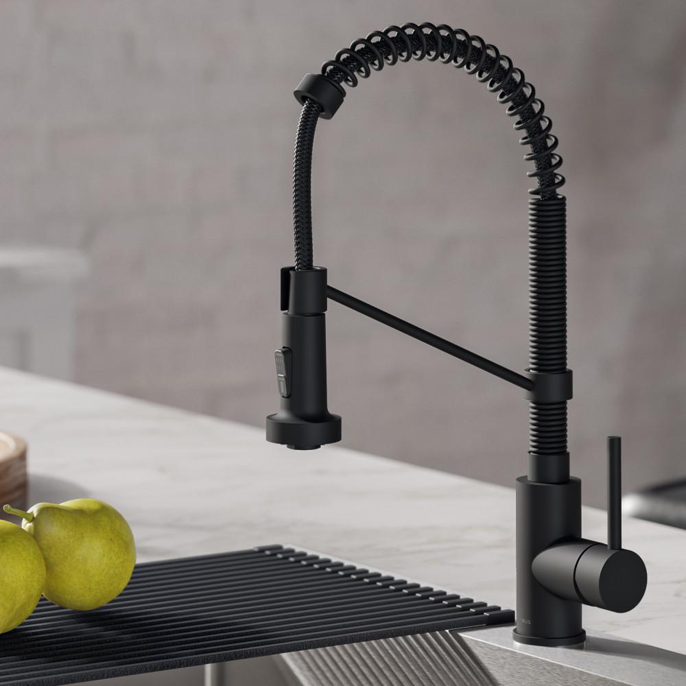 Photo 1 of Kraus KPF-1610MB Bolden Kitchen Faucet & Pull-Down Sprayhead, 18", Matte Black