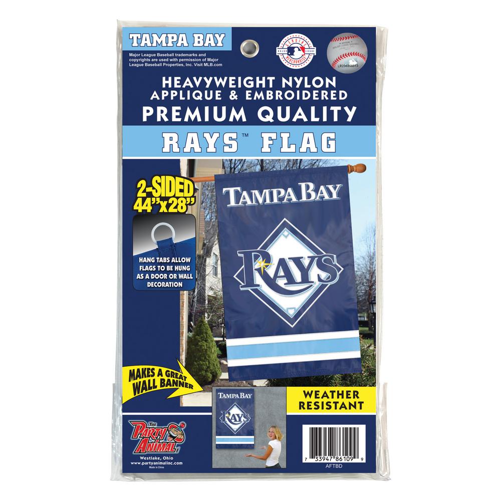 Party Animal Tampa Bay Rays Applique Banner Flag Aftbd The Home
