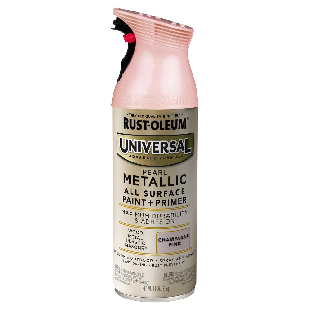 rust oleum spray paint metallic