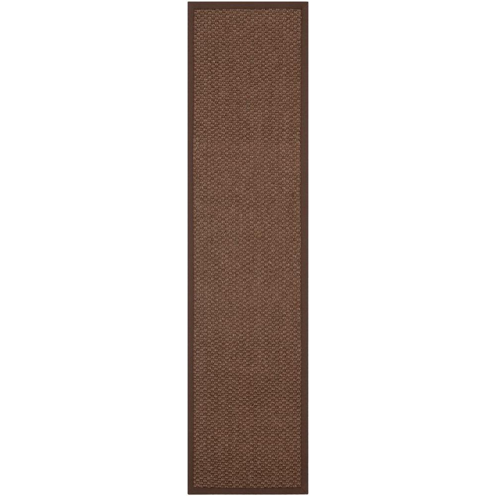 Safavieh Natural Fiber Chocolate 2 Ft X 8 Indoor Runner Rug