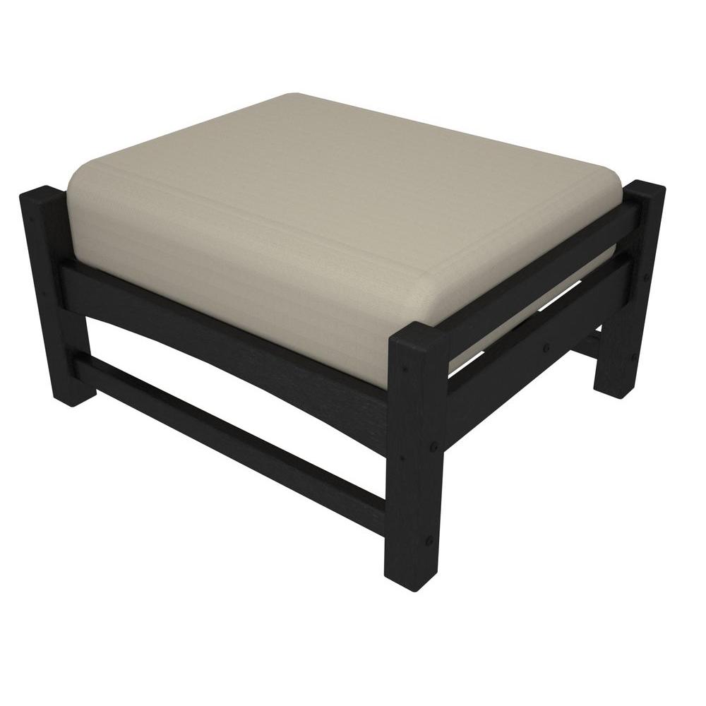 Hampton Bay Edington Patio Ottomans with Celery Cushions (2Pack)141