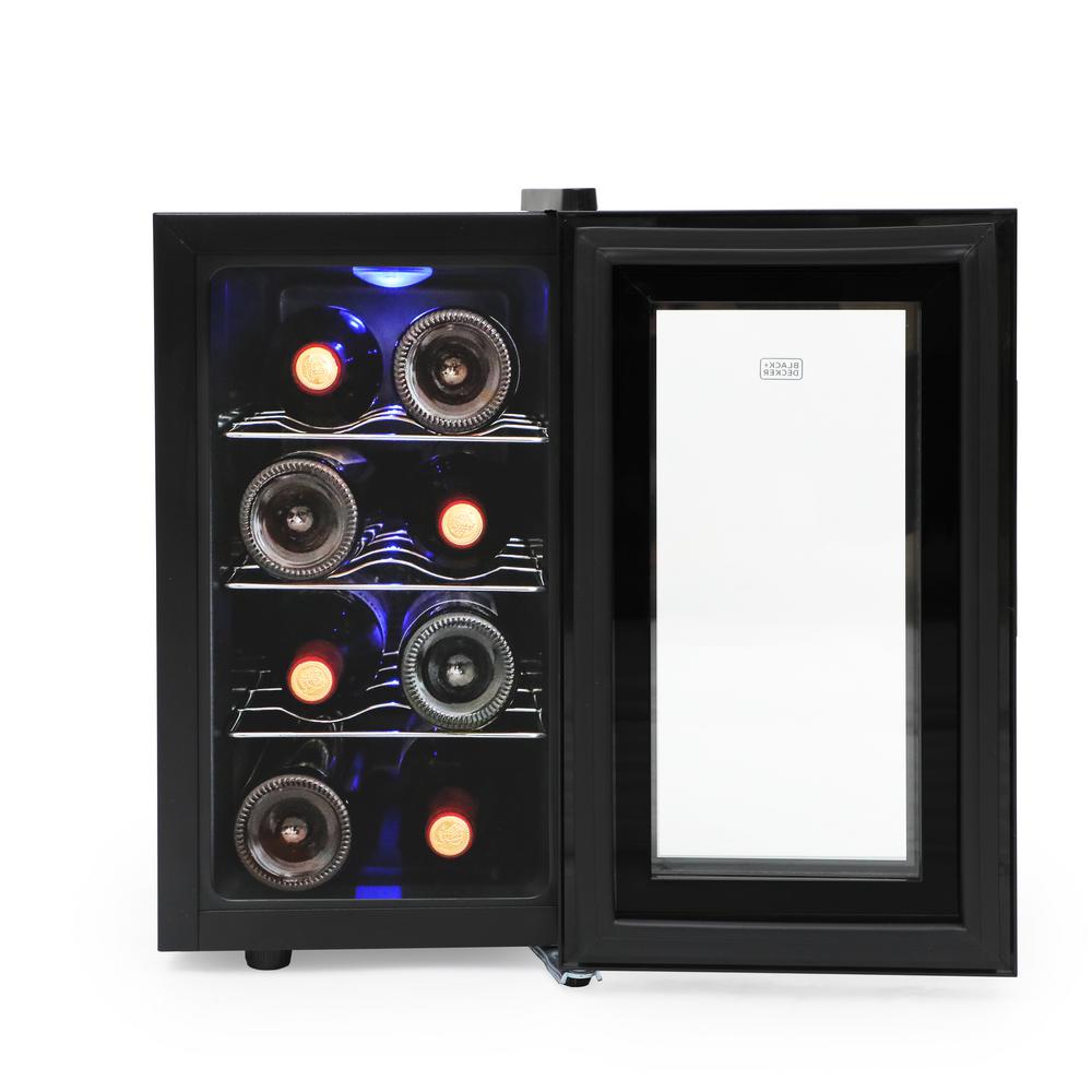 BLACK+DECKER 10.24 in. Wide 8Bottle Capacity Wine CellarBD60026 The