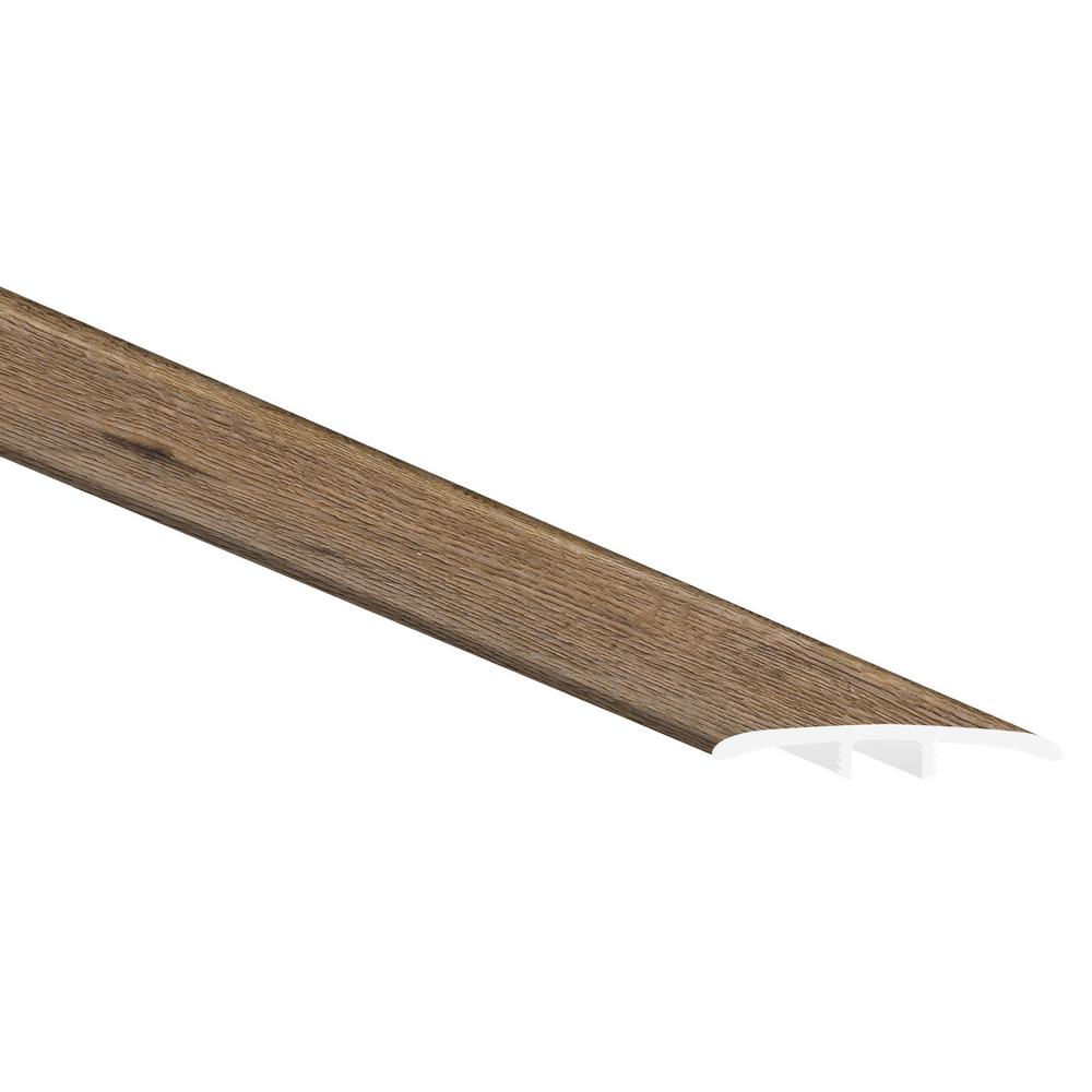 A A Surfaces Devon Oak 1 4 In Thick X 1 3 4 In Wide X 94 In Length Luxury Vinyl T Molding Vtthddevoak T The Home Depot