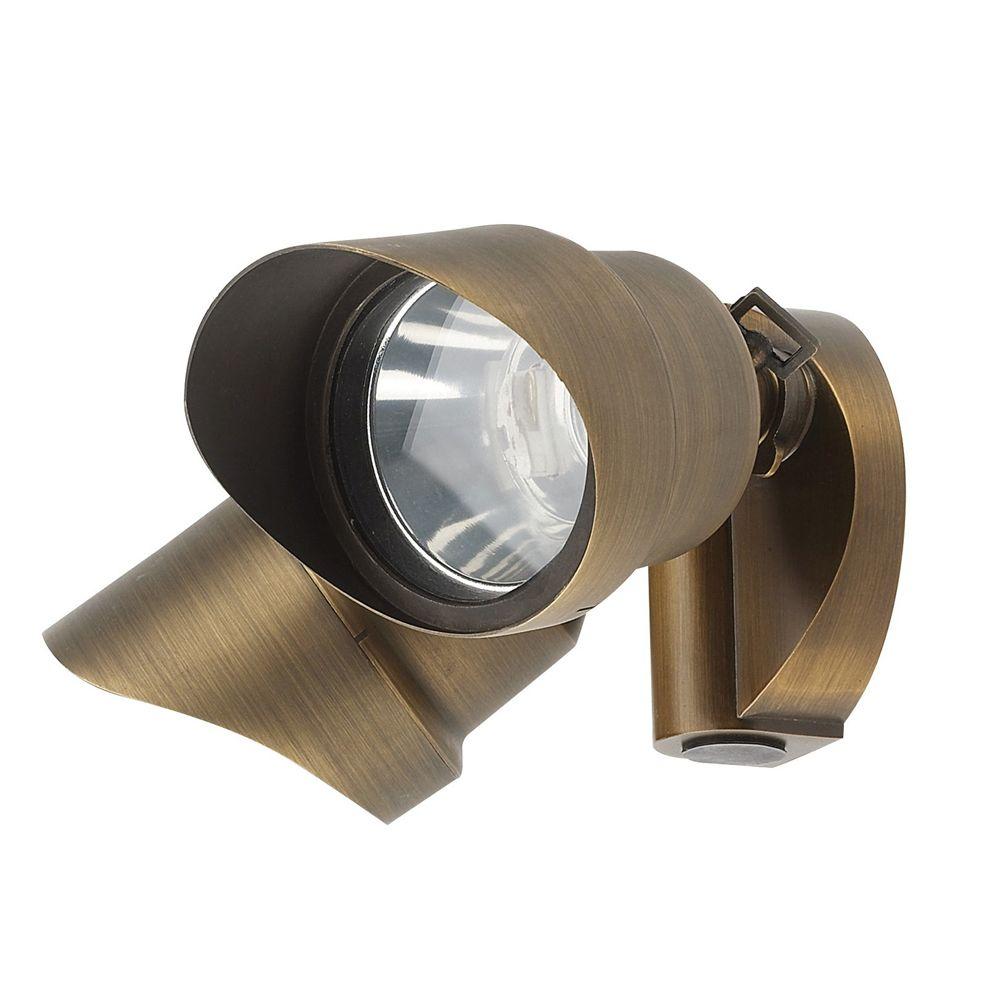 Low Voltage Best Quality Lighting Outdoor Security 2 Light Antique Bronze Die Cast Brass Wall Mount