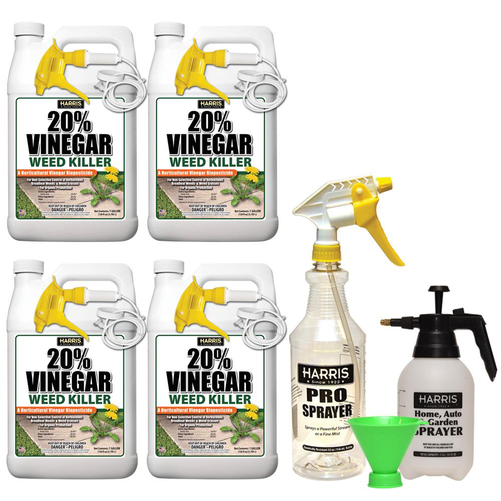 Harris 512 oz. 20 Vinegar Weed Killer and One 32 oz. and One 55 oz