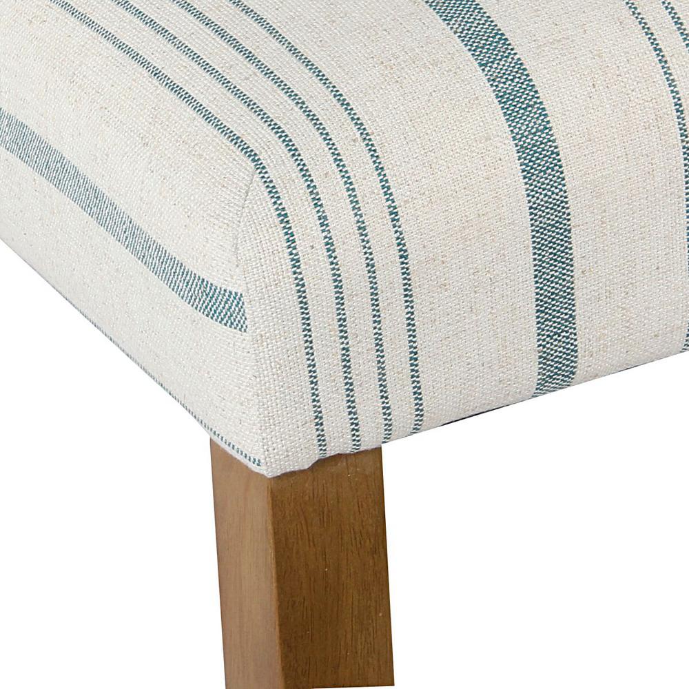 Homepop Parsons 29 in. Blue Stripe Bar Stool K757629F2230 The Home