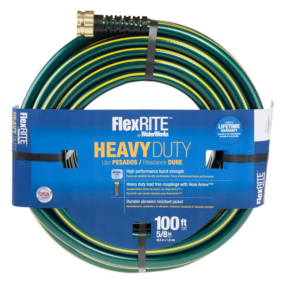 Neverkink 5/8 in. Dia x 100 ft. Heavy Duty Water Hose8605 100 The