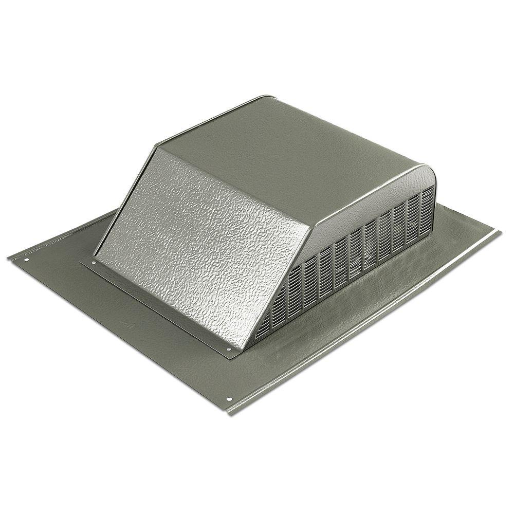 Master Flow 60 in. NFA Aluminum Slant Back Roof Louver Static Vent in