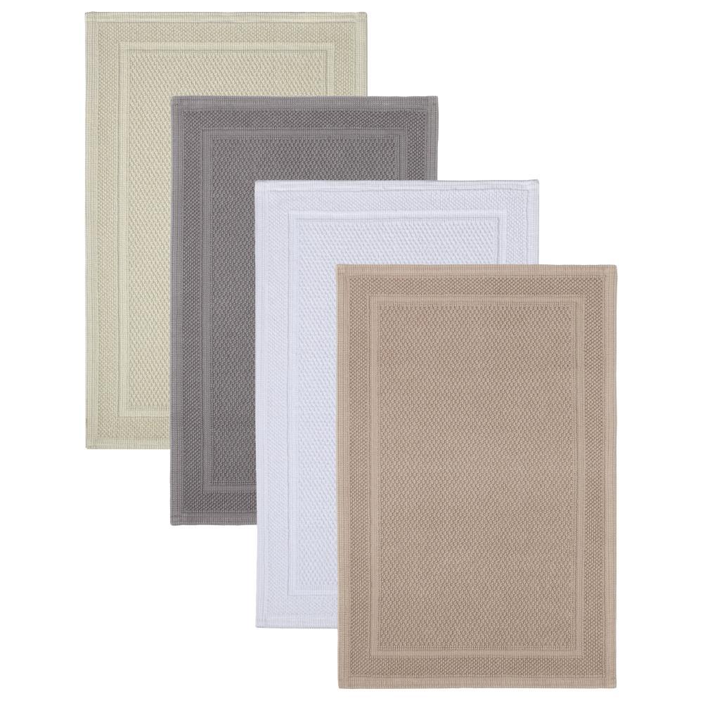 Home Decorators Collection Bath Rugs Mats The Depot Captiva Aluminum 21 In X 34 Bath Rug