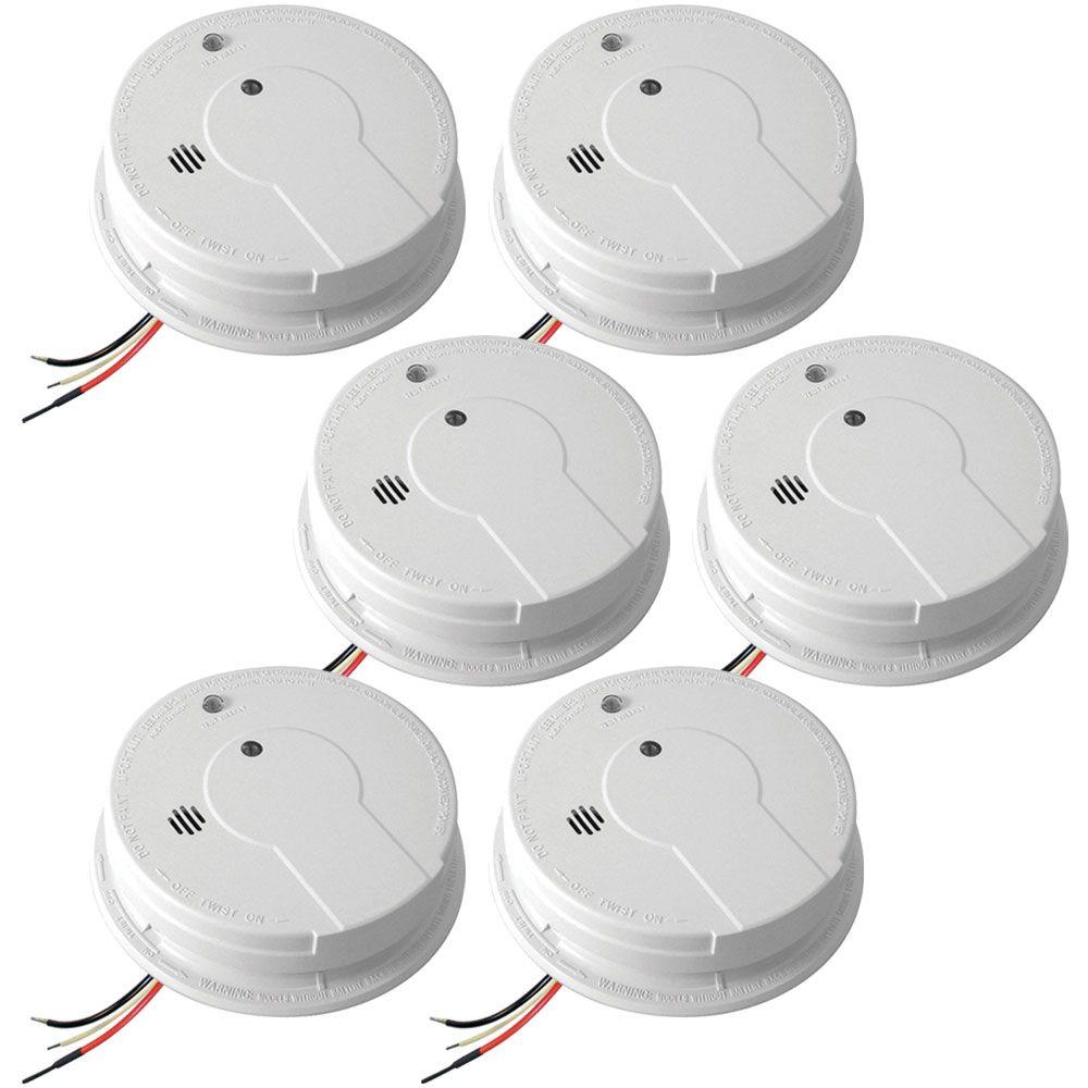 Kidde Hardwire Smoke Detector With 9-Volt Battery Backup And Wire-Free ...