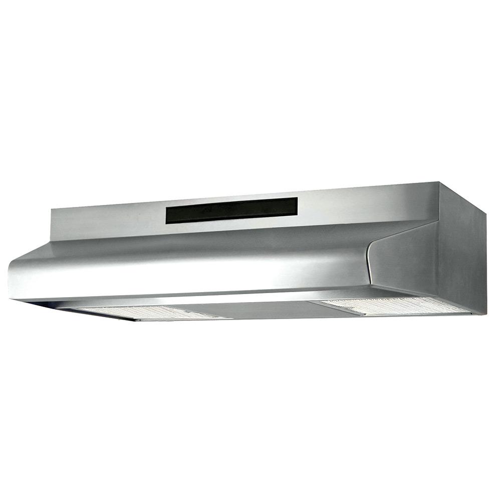 Presenza 30 in. Under Range Hood in Stainless Steel with LED LightQR045 The Home Depot