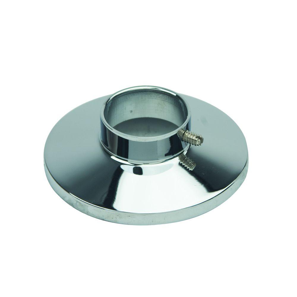 BrassCraft 1/2 in. IPS Shallow Cast Brass Escutcheon with Set Screw in