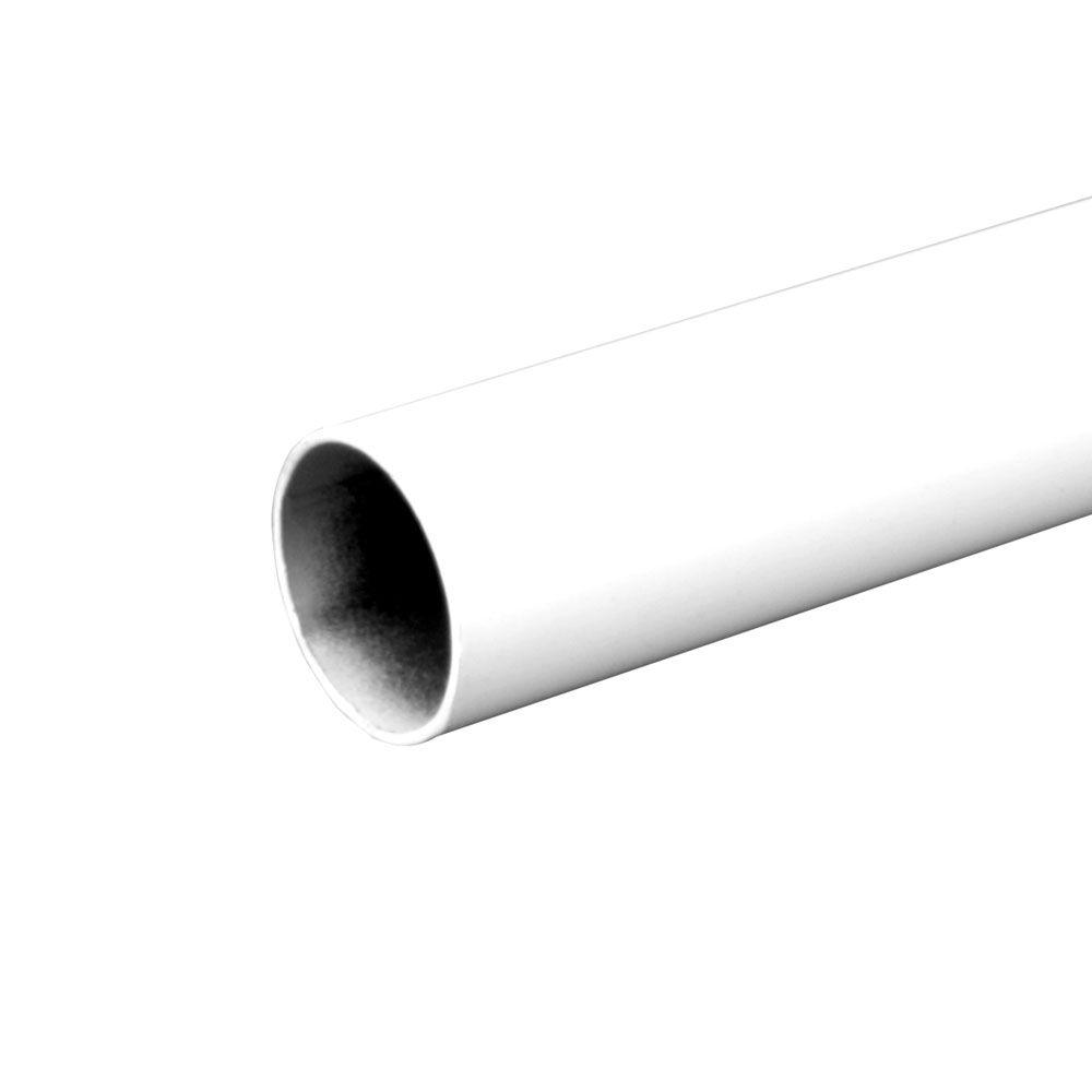 Closet Rods Organizers The Home Depot Heavy Duty White Closet Rod