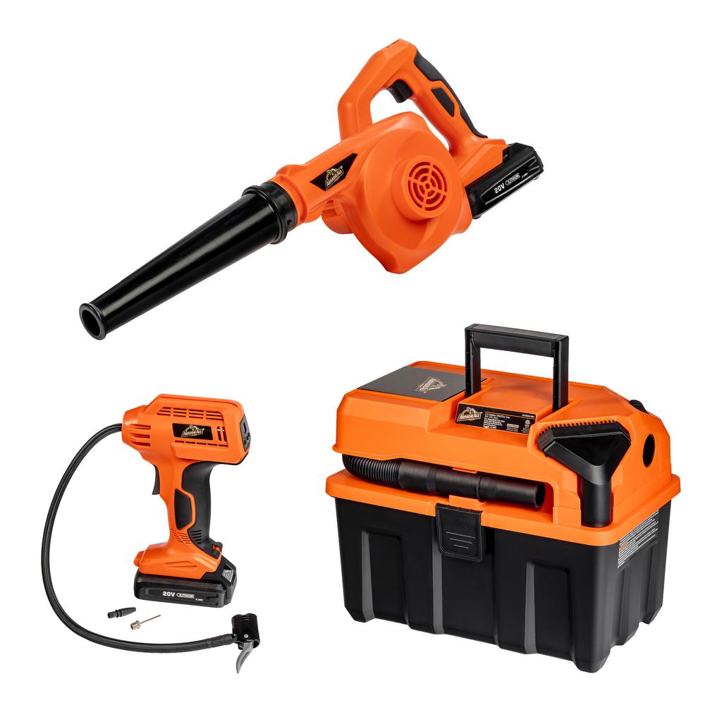 Armor All 20Volt 2.5 Gal. 3Tool Kit Cordless Wet/Dry Vac with Blower