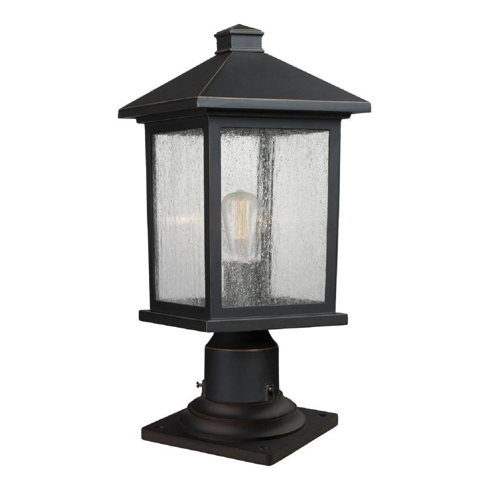 Filament Design Malone 1 Light Oil Rubbed Bronze Outdoor Pier Mount Filament Design Malone 1 Light Oil Rubbed Bronze Outdoor Pier Mount