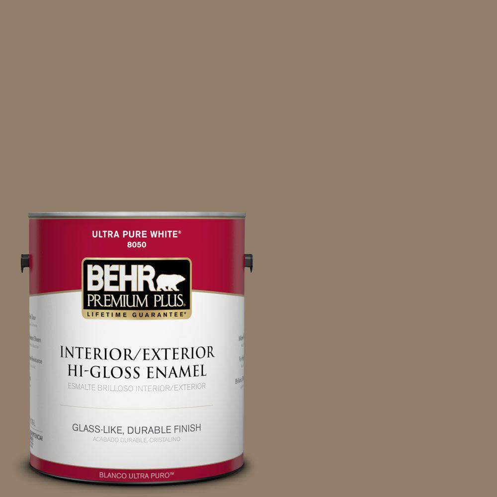 Behr Premium Plus Home Decorators Collection 1 Gal Hdc Nt 11 Behr Premium Plus Home Decorators Collection 1 Gal Hdc Nt 11 Sandalwood Tan Hi Gloss Enamel Interior Exterior Paint 830001 The Depot