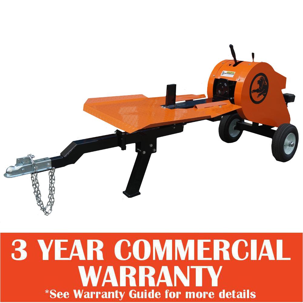 Power King 34Ton 6.5 HP Gas Horizontal Log Splitter with