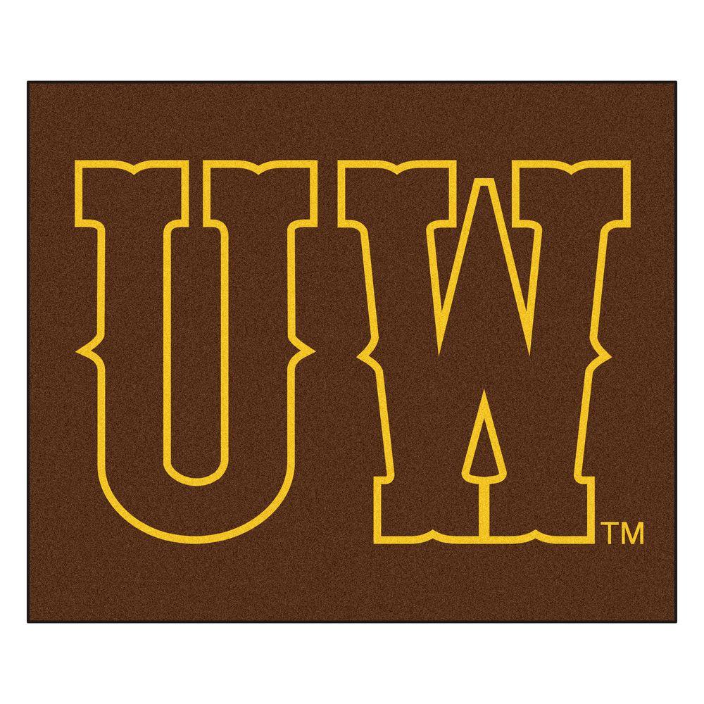 FANMATS University Of Wyoming 5 Ft. X 6 Ft. Tailgater Rug-4940 - The ...