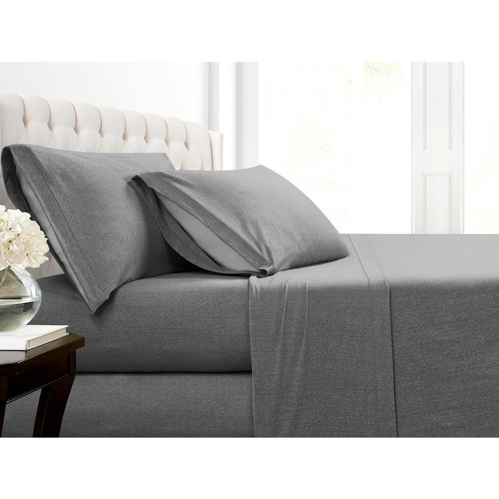 Morgan Home Mhf Cotton Blend Charcoal Jersey King Sheet Set This Review Is From Mhf Home Cotton Blend Charcoal Jersey Queen Sheet Set
