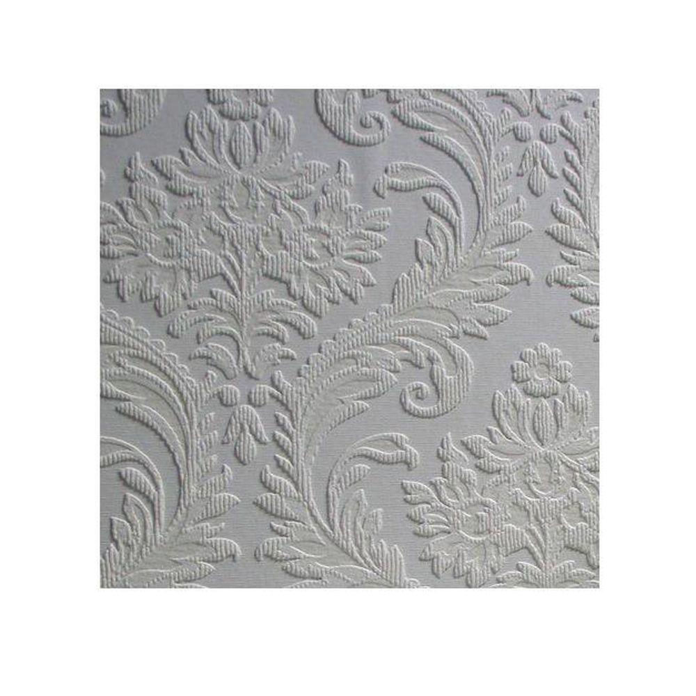 RD44805 Anaglypta White Paintable Textured Wallpaper
