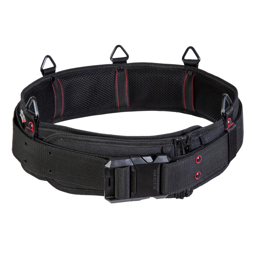 PROLOCK Unisex 60 Black Padded Belt with Plastic BucklePLA027 The