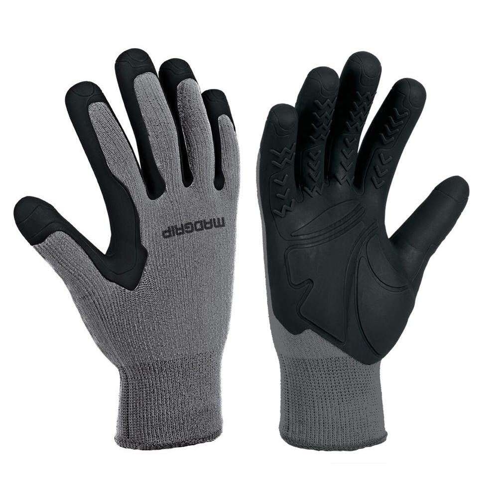 UPC 061492461984 product image for Work Gloves: Mad Grip Safety Gloves Pro Palm Performance Work Glove w/Grip Injec | upcitemdb.com
