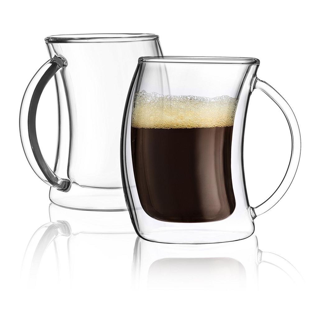 JoyJolt Caleo 2 oz. Double Wall Espresso Glasses (Set of 2)JG10217