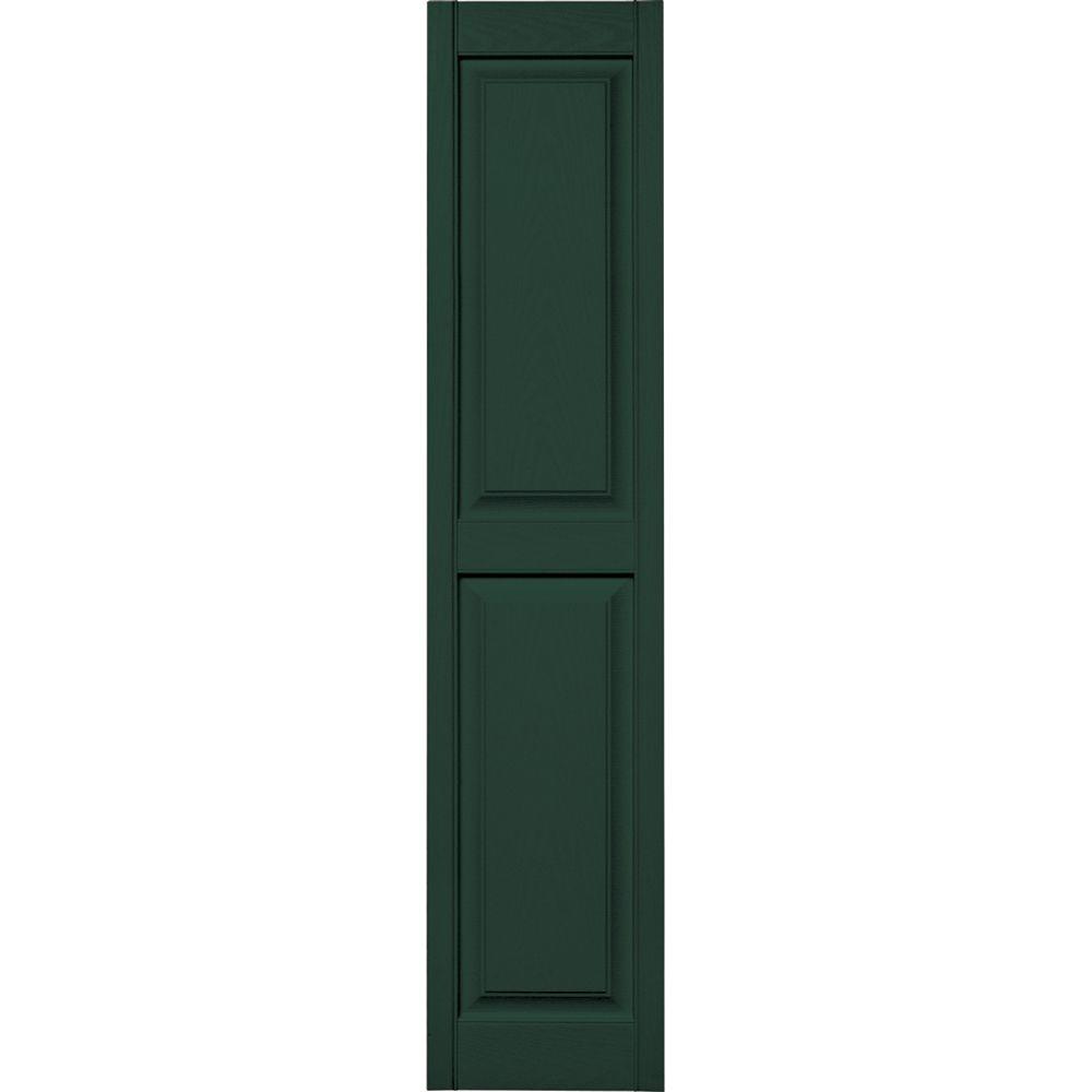 Builders Edge 15 In X 67 Raised Panel Vinyl Exterior Shutters Raised Panel Vinyl Exterior Shutters Pair In