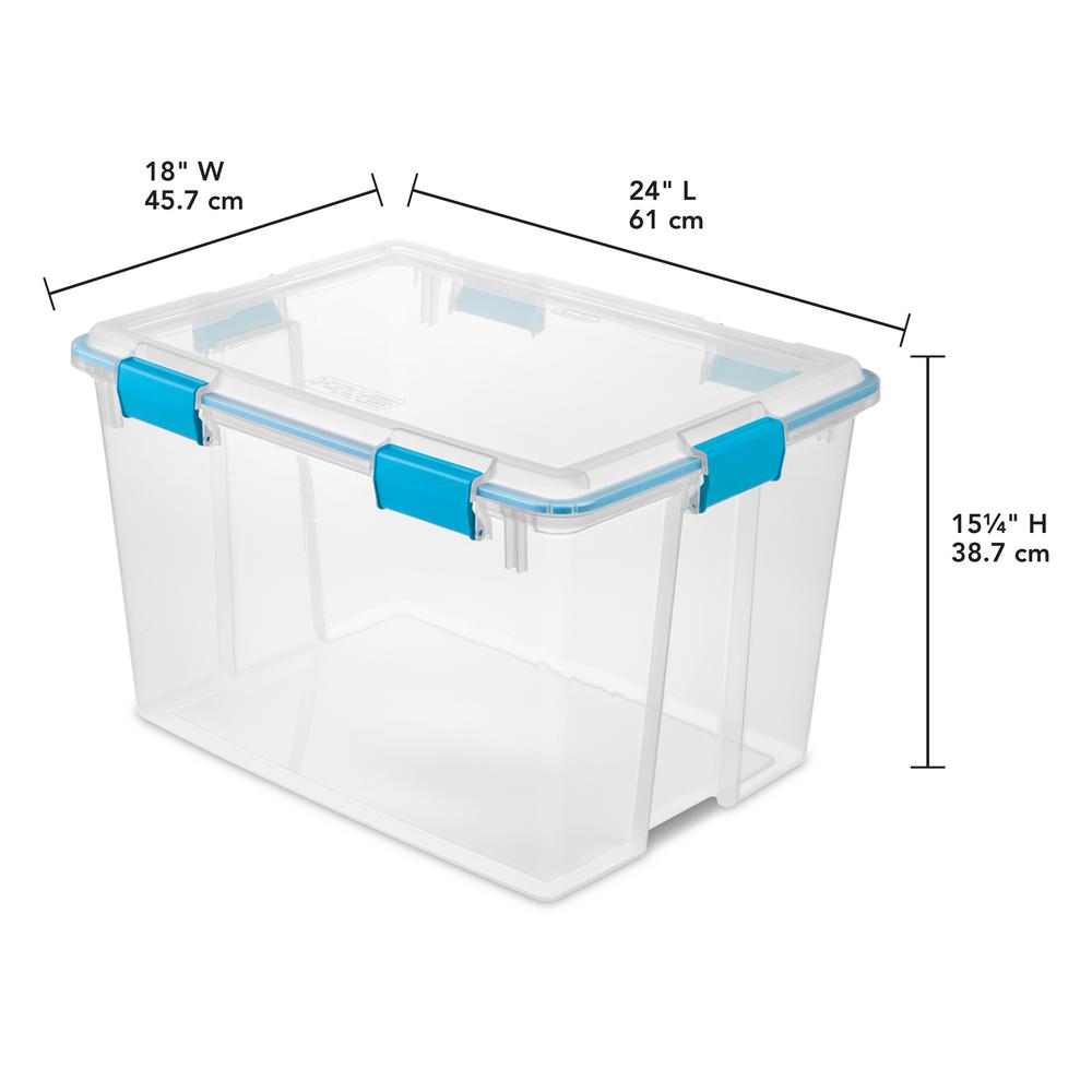 shallow storage boxes with lids