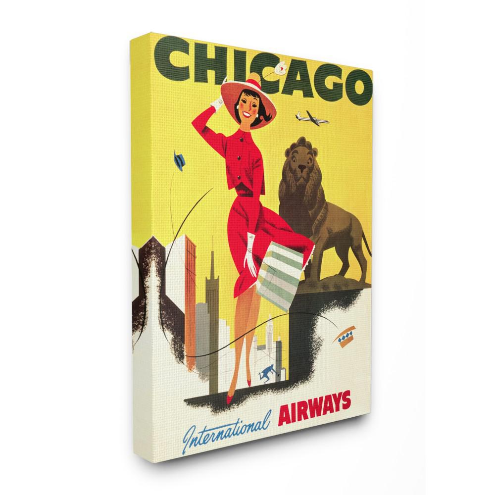 The Stupell Home Decor Collection 16 In X 20 In Vintage Chicago