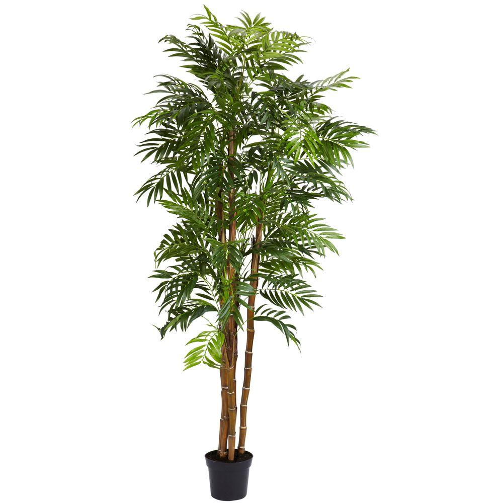 nearly natural 6 ft green bella palm silk tree 5312 the 4 ft potted christmas tree