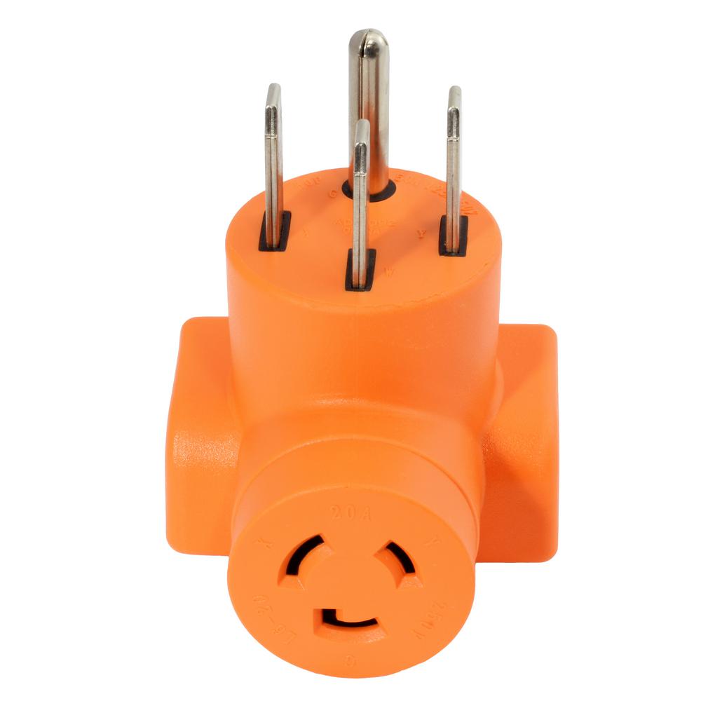 AC WORKS Locking Adapter 14-50P 50 Amp 125-Volt/250-Volt Range/RV/Generator Plug... by AC WORKS