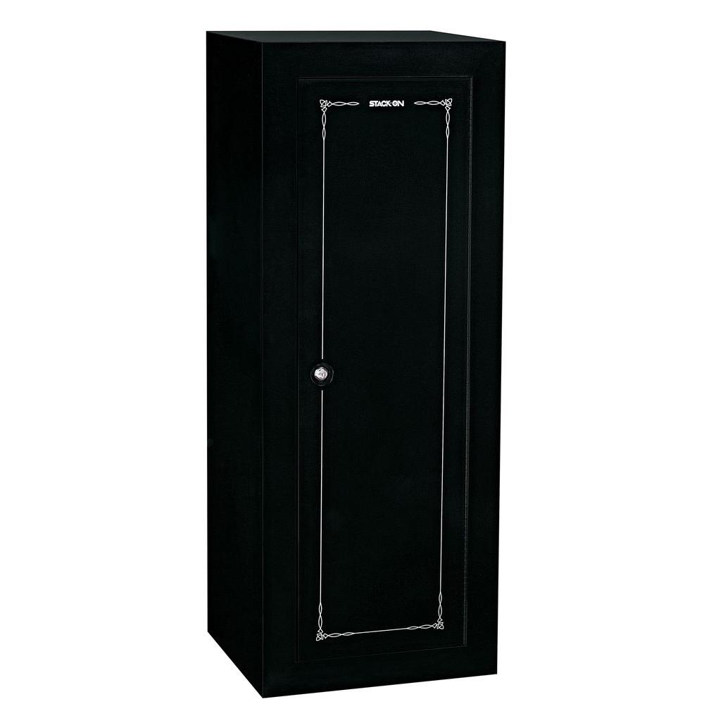 Stack On 18 Gun Key Lock Security Cabinet Black Gcb 18c Ds The