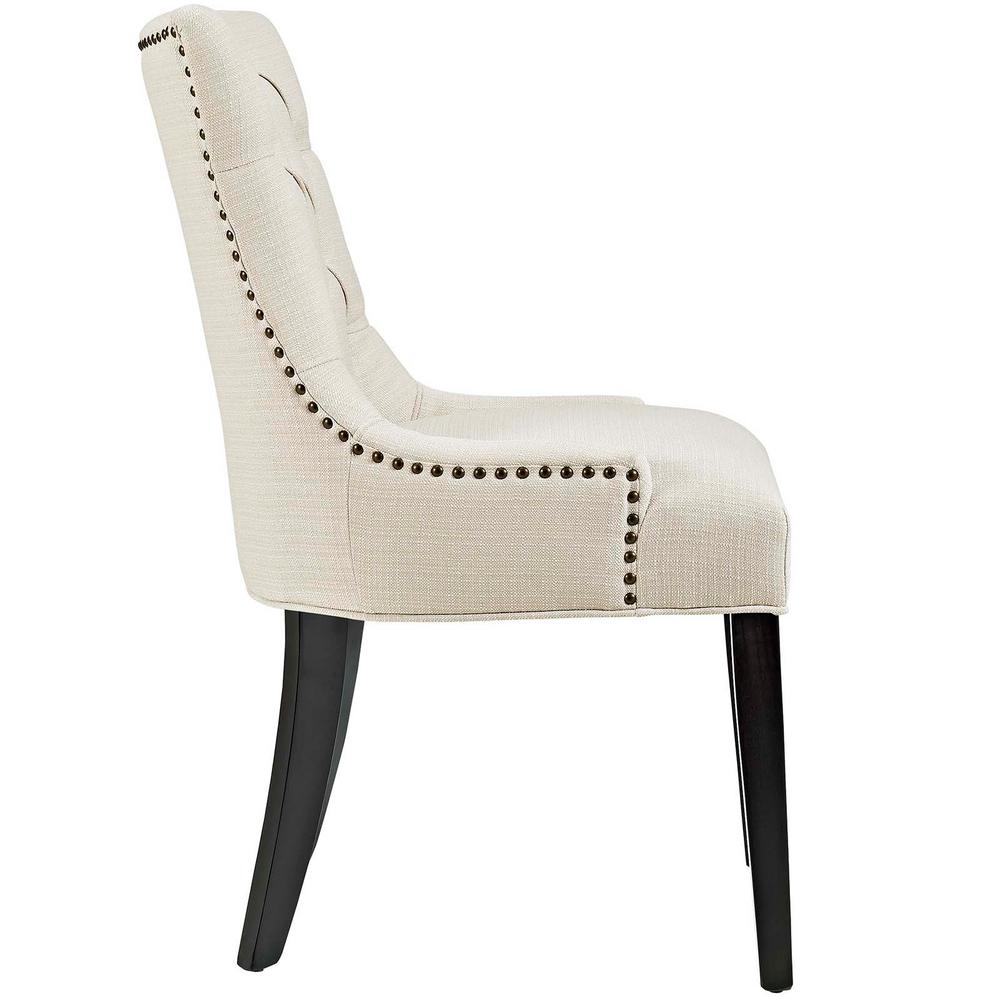 Modway Regent Beige Fabric Dining Chair Eei 2223 Bei The Home Depot Regent Beige Fabric Dining Chair By Modway