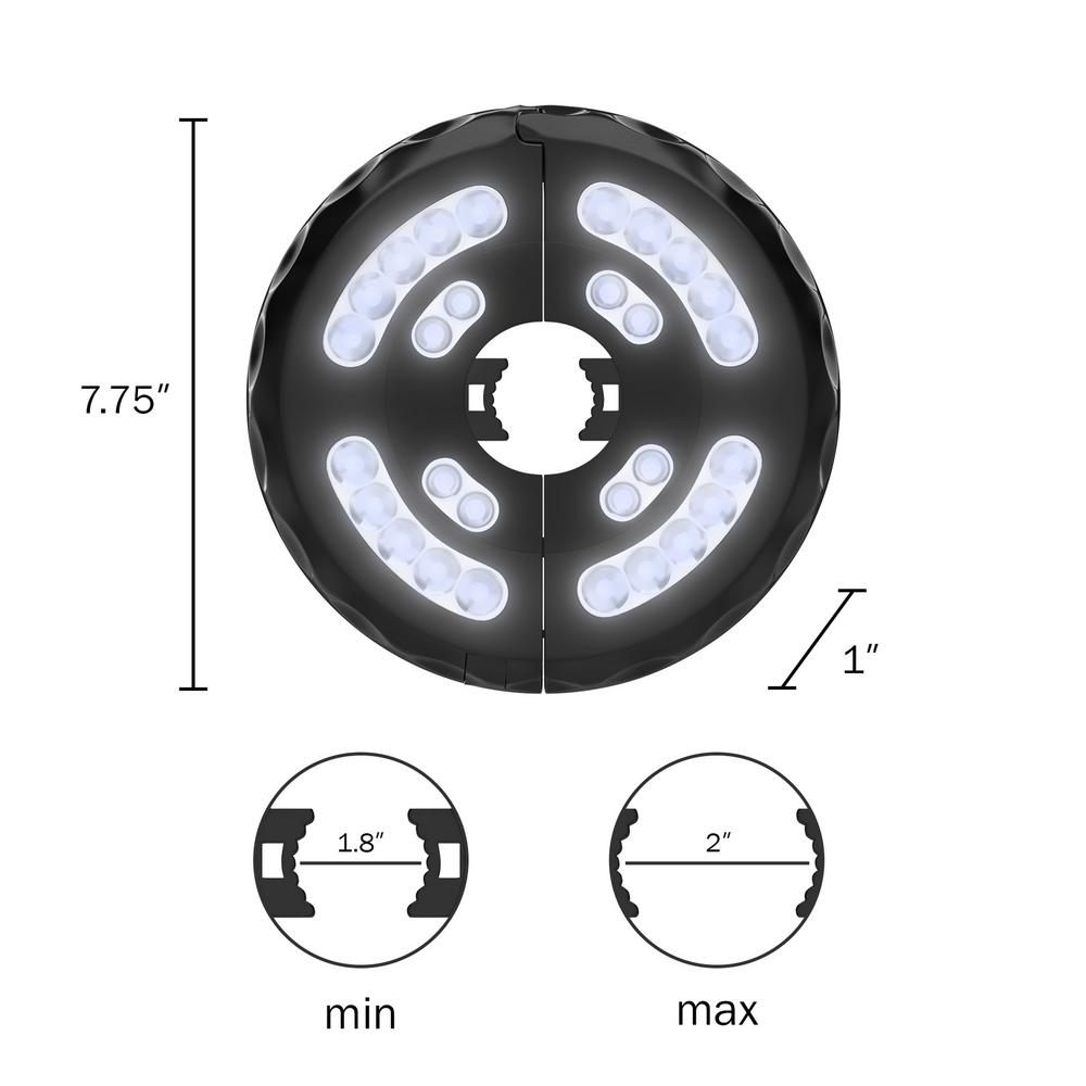 Pure Garden 28 Led Rechargeable Battery Operated Patio Umbrella Light With Usb Port Hw1500271 The Home Depot