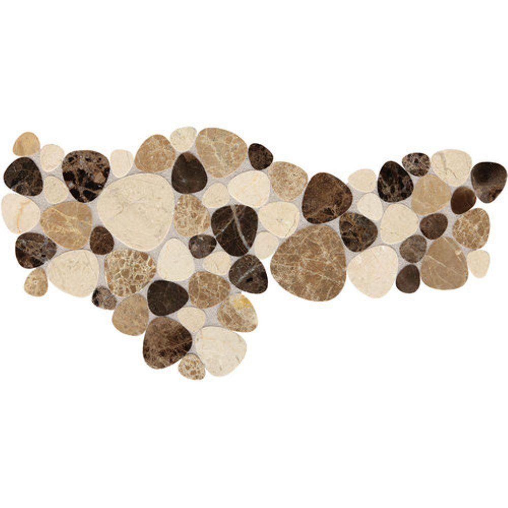 Daltile Fashion Accents Pebble Brown 12 In X 9 5 Mm Daltile Fashion Accents Pebble Brown 12 In X 9 5 Mm Natural